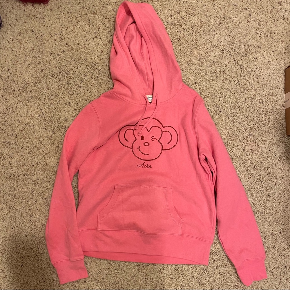 Excellent condition Y2K Aeropostale embroidered monkey logo sweatshirt size M
